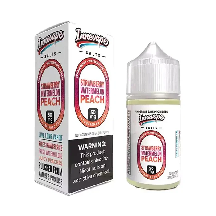 Innevape Salts – Strawberry Watermelon Peach – 30ML E-Liquid