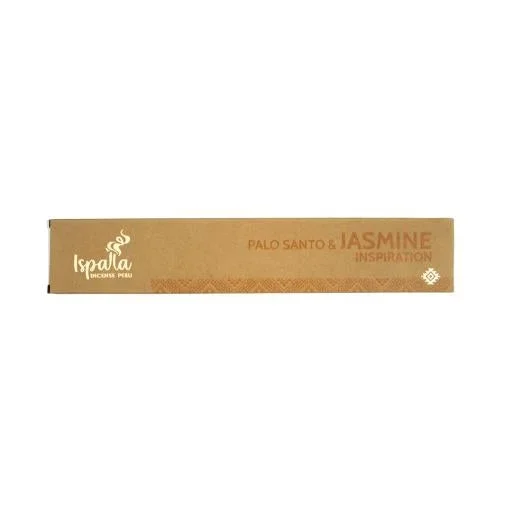 Ispalla Organic – “Inspiration” Palo Santo & Jasmine 10 Incense Sticks 9″