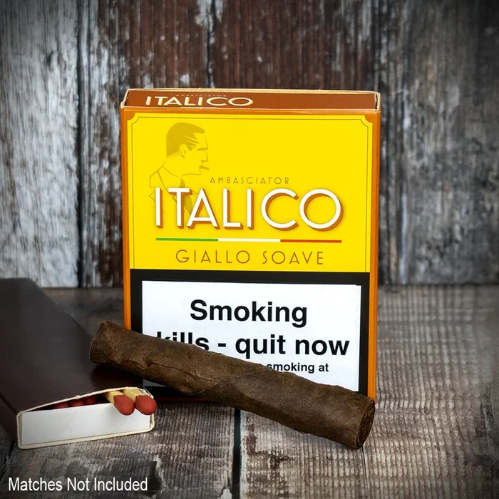Italico Ambasciator Giallo Soave Italian Cigars – Pack of 5