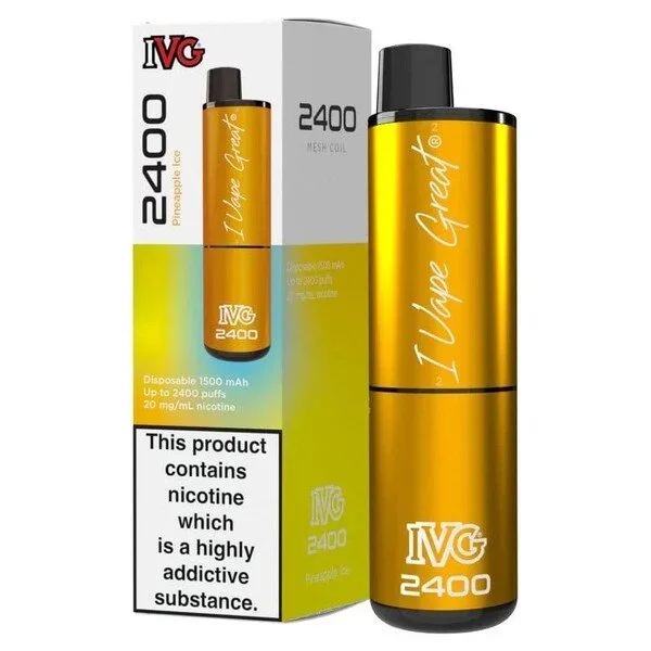 IVG 2400 Engangsvape – Ananas is