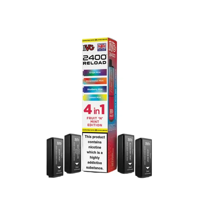 IVG 2400 Fruit & Mint Edition Reload Pods