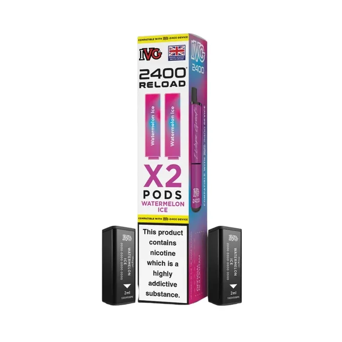 IVG 2400 Watermelon Ice Reload Pods
