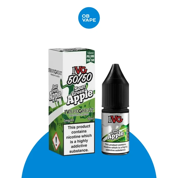 IVG 50/50 – Sour Green Apple 10ml