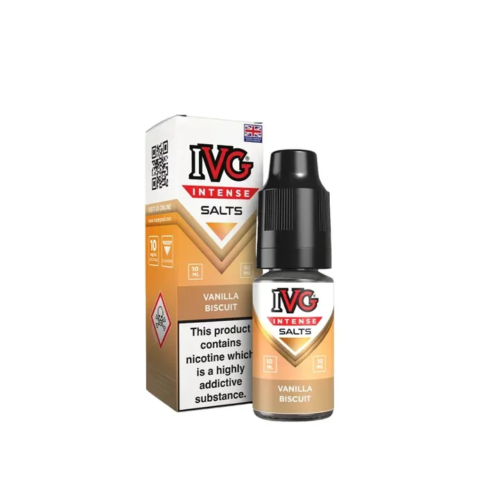 IVG Intense Vanilla Biscuit Nic Salt 10ml