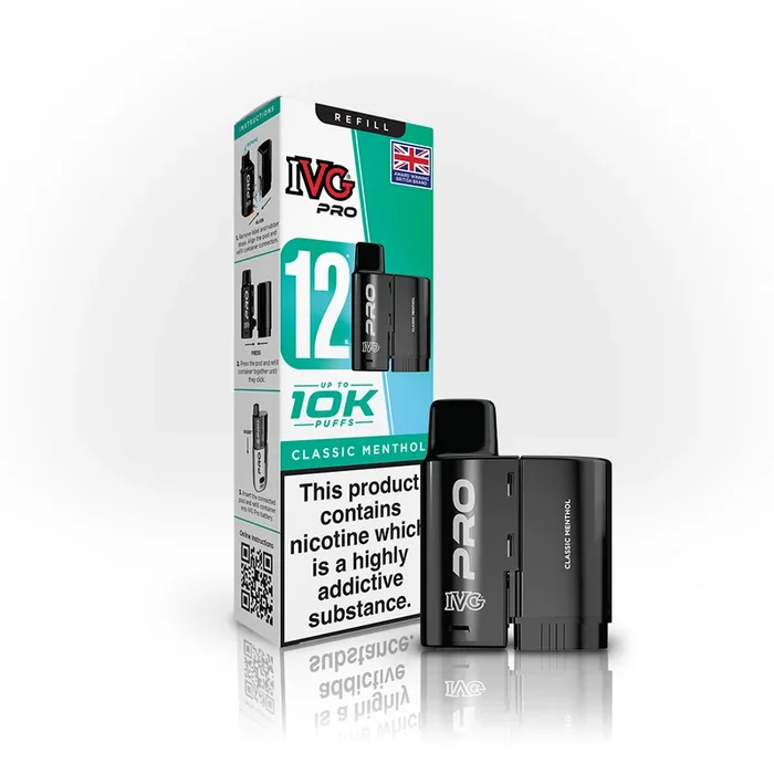 IVG Pro 12 Pod Refill – Classic Menthol