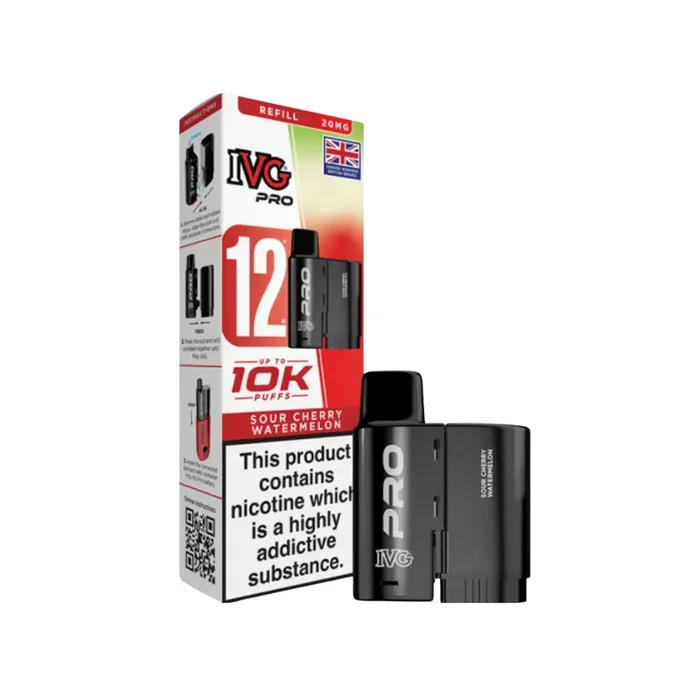 IVG Pro 12 Sour Cherry Watermelon Refill Pod