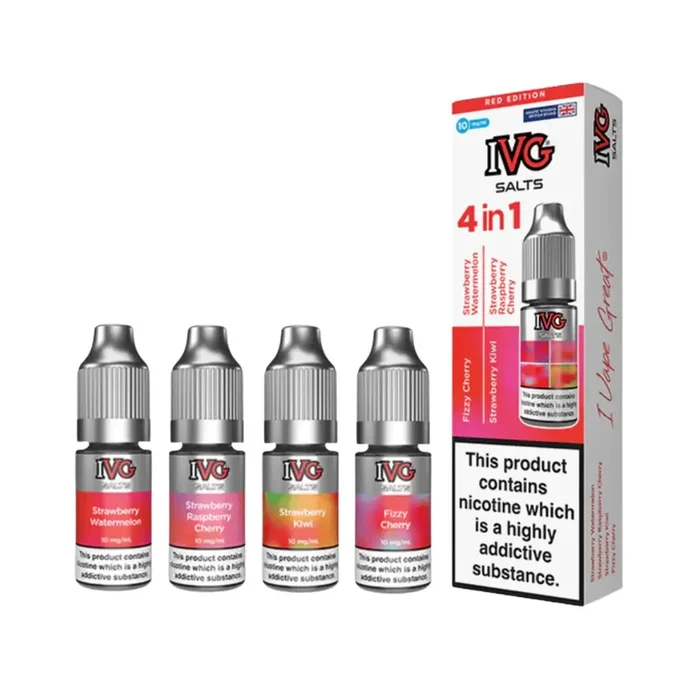 IVG Salts 4 in 1 Red Edition 4 x 10ml Nic Salt
