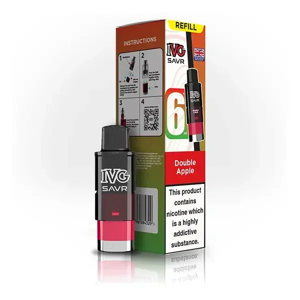 IVG SAVR Double Apple Refill Pods