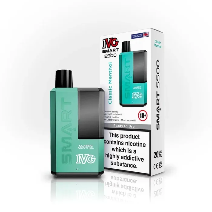 IVG Smart 5500 Puff Disposable Vape – Classic Menthol