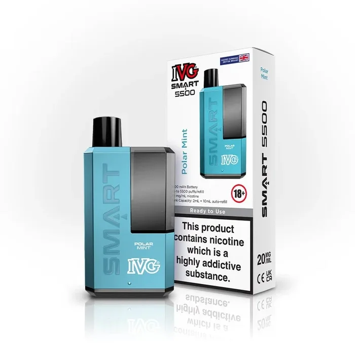 IVG Smart 5500 Puff Disposable Vape – Polar Mint