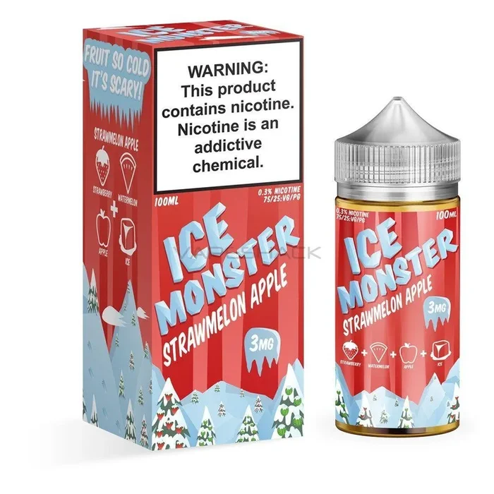 Jam Monster Liquids – Ice Strawmelon Apple – 100ML