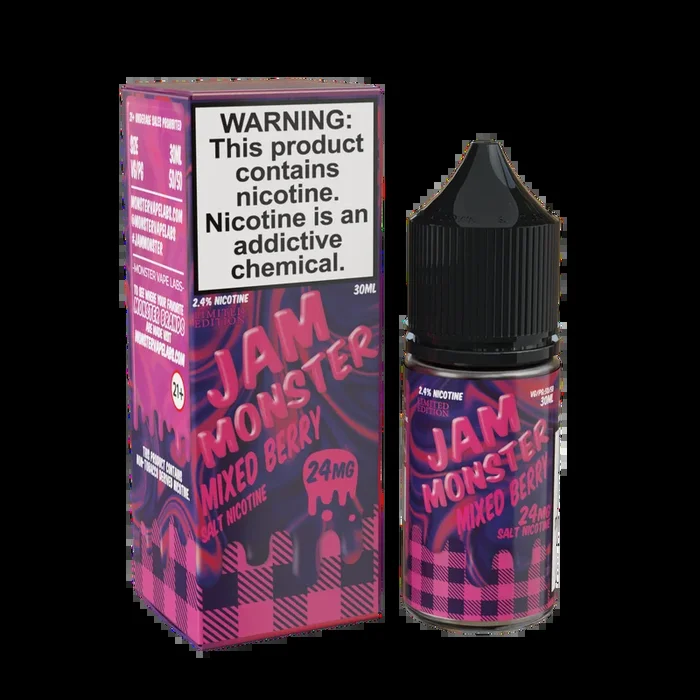 Jam Monster Salt – Mixed Berry – 30ML E-Liquid