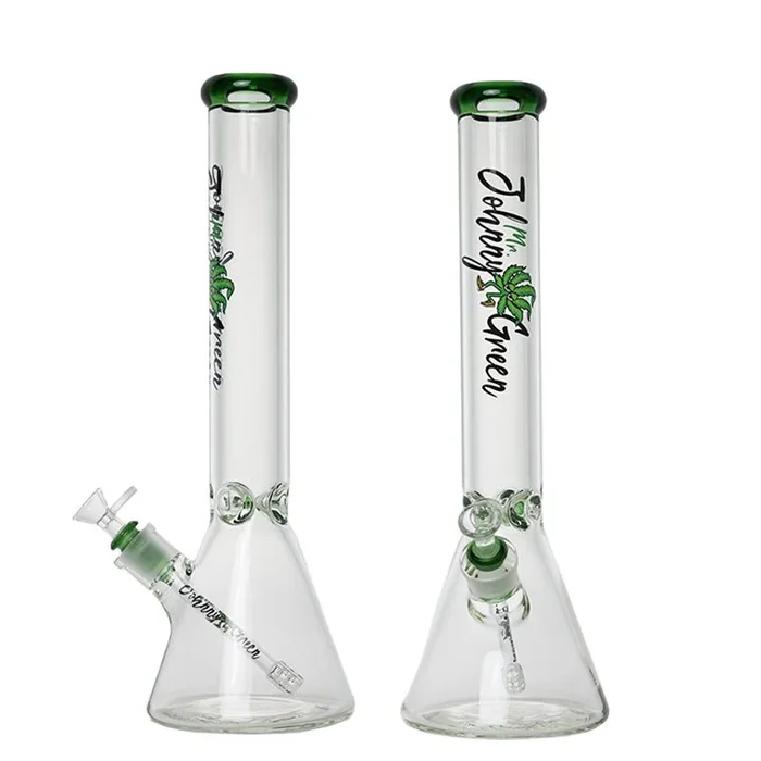 Johnny Green – 16″ 9mm Beaker w/ Elephant Joint and Grid Percolator Slide