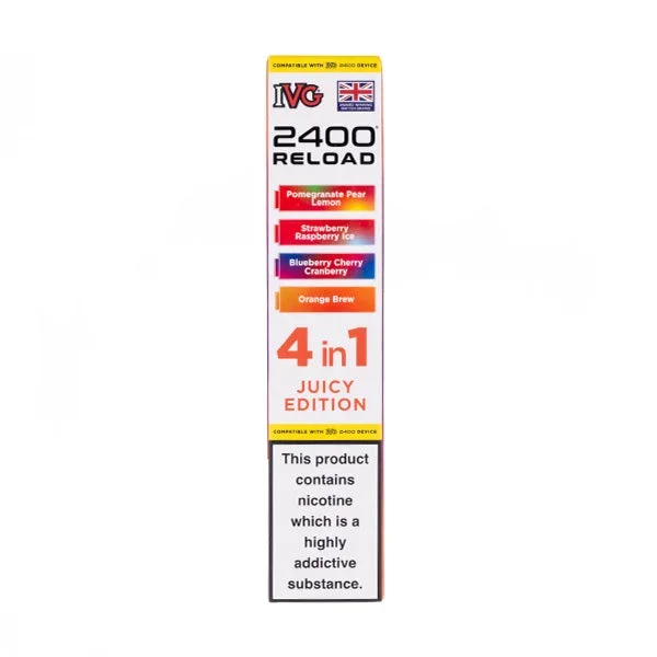 Juicy Edition IVG 2400 Reload Replacement Pods – 4 Pack