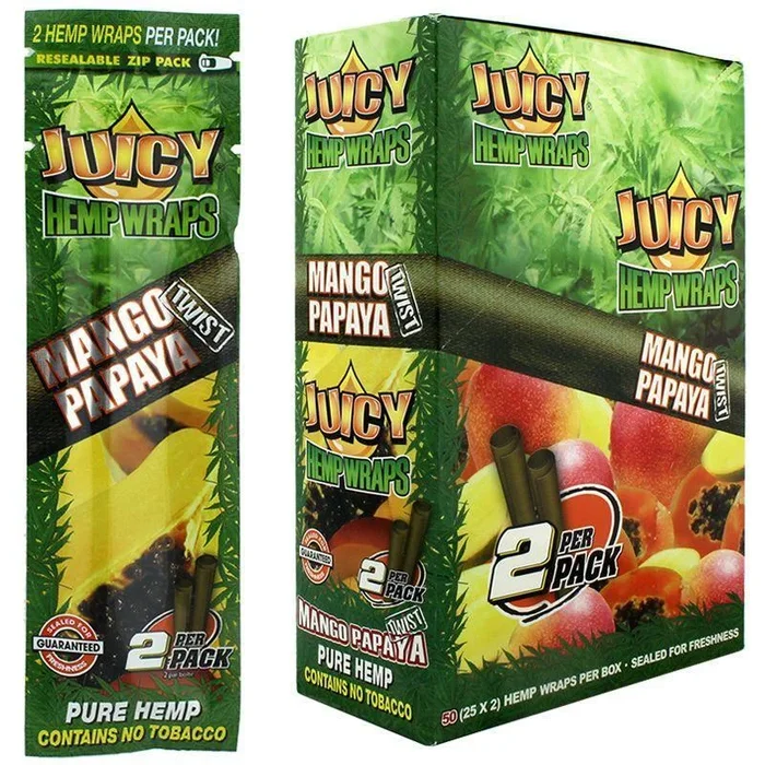 Juicy Hemp Wraps (2pc) Mango Papaya