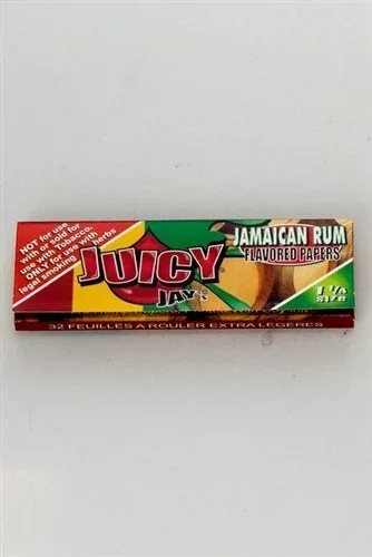 Juicy Jay’s 1 1/4 Jamaican Rum flavoured papers