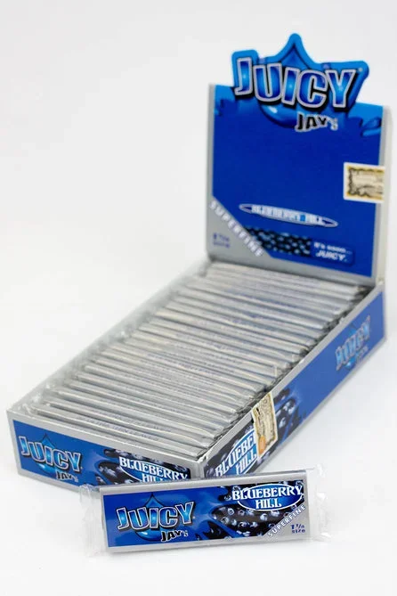 Juicy Jay’s 1 1/4 Superfine Blueberry Hill Flavoured Papers