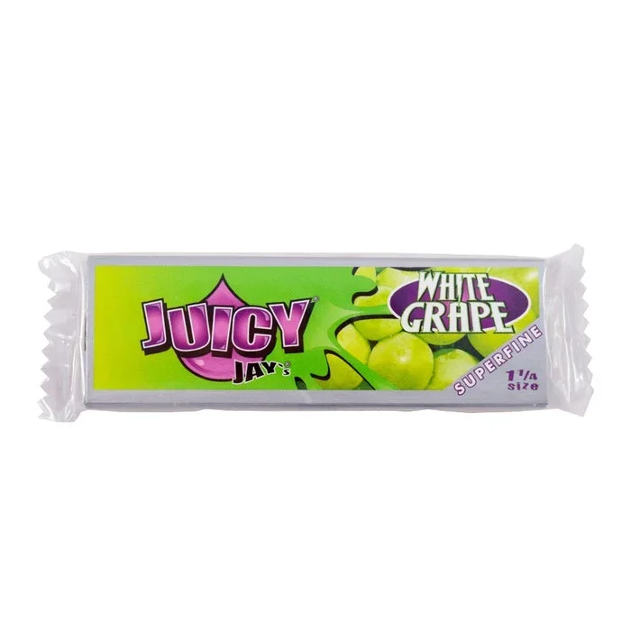 Juicy Jay’s 1 1/4 Superfine White Grape Flavoured Papers