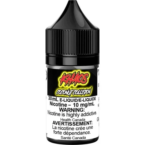 KHAOS par Alchemist Labs E-Juice – SEL de collision de noix de coco