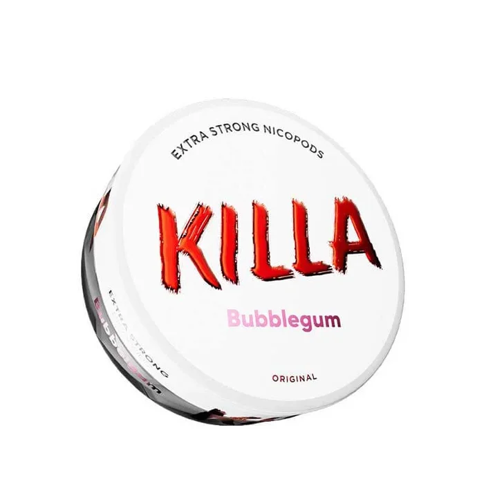 Killa Bubblegum Nic Pouches – 13.2mg / pouch