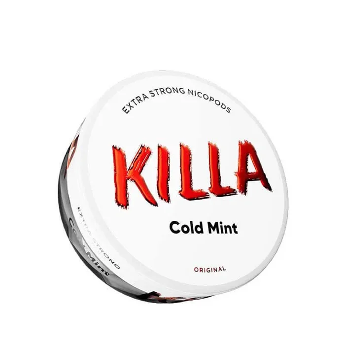 Killa Cold Mint Nic Pouches – 13.2mg / pouch