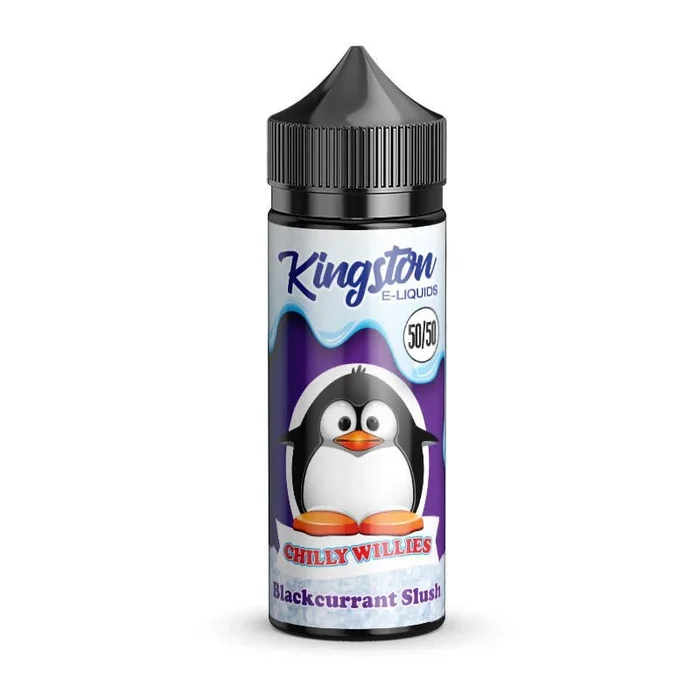 KINGSTON CHILLY WILLIES BLACKCURRANT SLUSH 50/50 100ML SHORTFILL E-LIQUID
