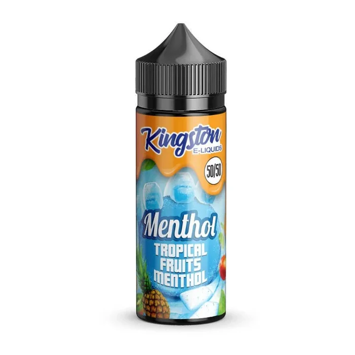 KINGSTON TROPICAL FRUITS MENTHOL 50/50 100ML SHORTFILL E-LIQUID