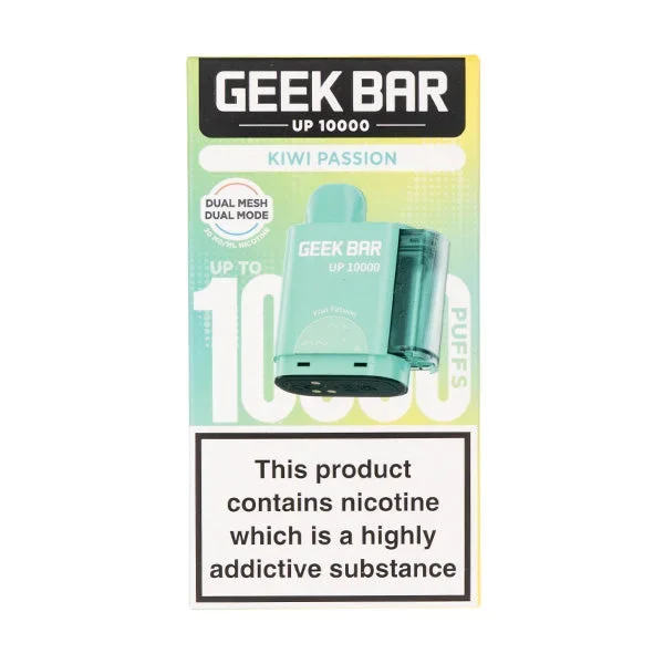 Kiwi Passion UP 10000 Prefilled Pod + Refill by Geek Bar