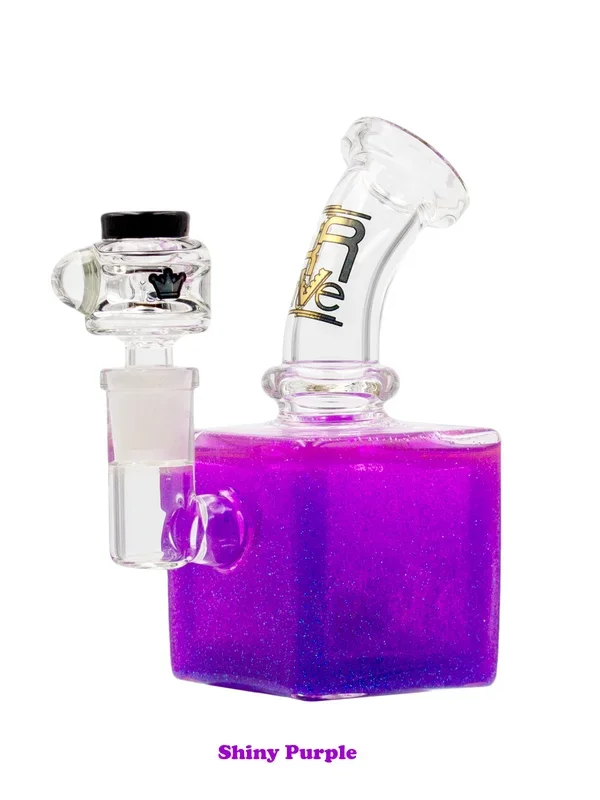 Krave Glass Cube Mini Bong