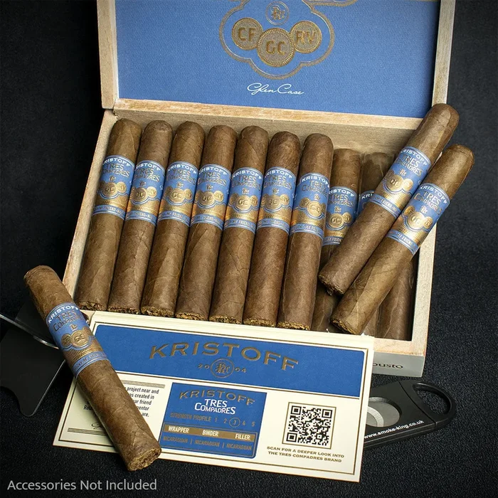 Kristoff Tres Compadres Robusto Cigars – Box of 20