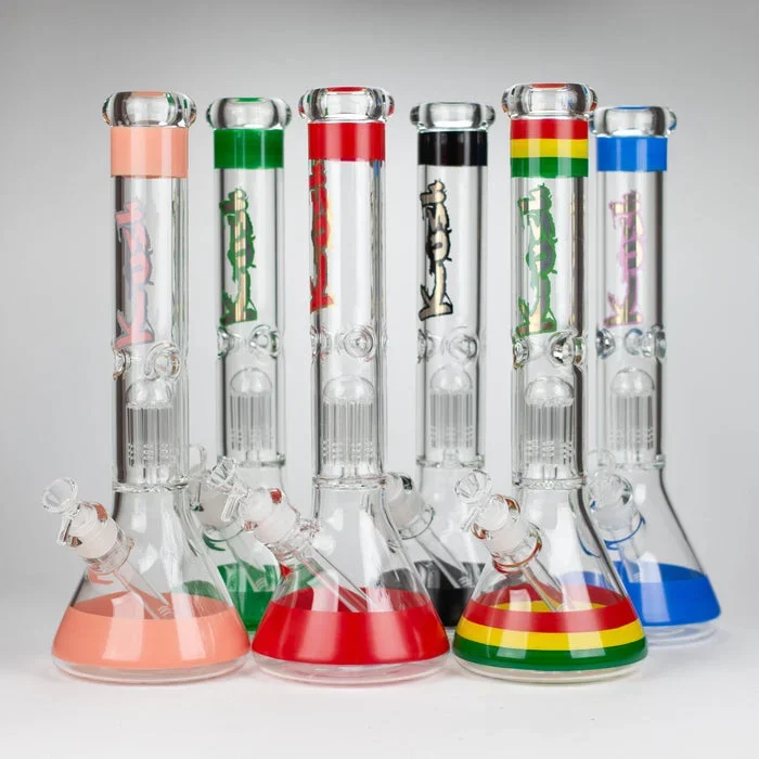 Kush 15″ Tree Percolator 7mm Glass Bong