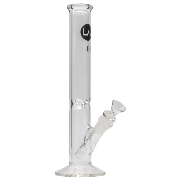 LA Pipes 12″ Clear Straight Shot Bong