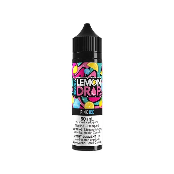 Lemon Drop Boost Salt 60mL – Pink Ice