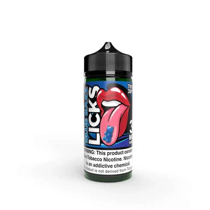 LICKS E-LIQUID YUMMI BLUE RAZZ – 100ML