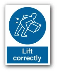 Lift correctly
