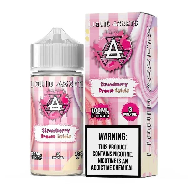 Liquid Assets_E-Liquid 100mL_Strawberry Dream Gelato _-
