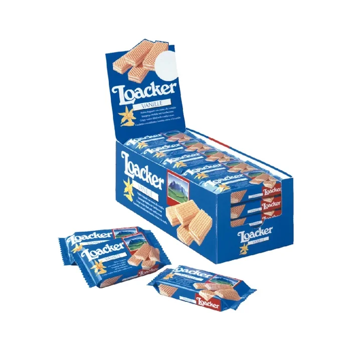 LOACKER VANILLE WAFERS 45G-BOX