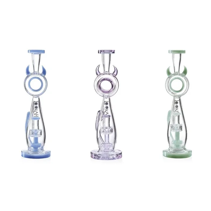 Lookah (Dab Rig) 12” Cute Percolator Elegant Cat Water Pipe