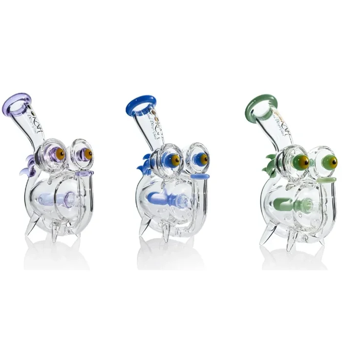 Lookah (Dab Rig) 8″ Mini Percolator WALL-E Glass Water Pipe
