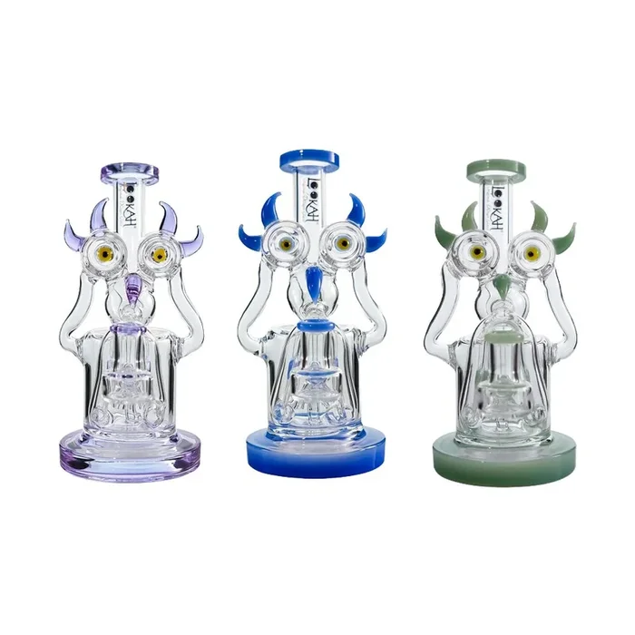 Lookah (Dab Rig) 8″ Recycler Double Inline Percolator Bird Water Pipe