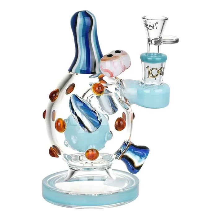 Lookah Glass Trip Water Pipe – 7″ / 14mm F