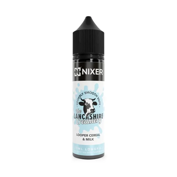 Looper Cereal & Milk 30ml/60ml Longfill – Nixer X The Lancashire Creamery