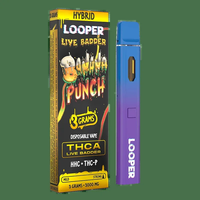 LOOPER THC-A Live Badder Disposable 3g (SINGLE)