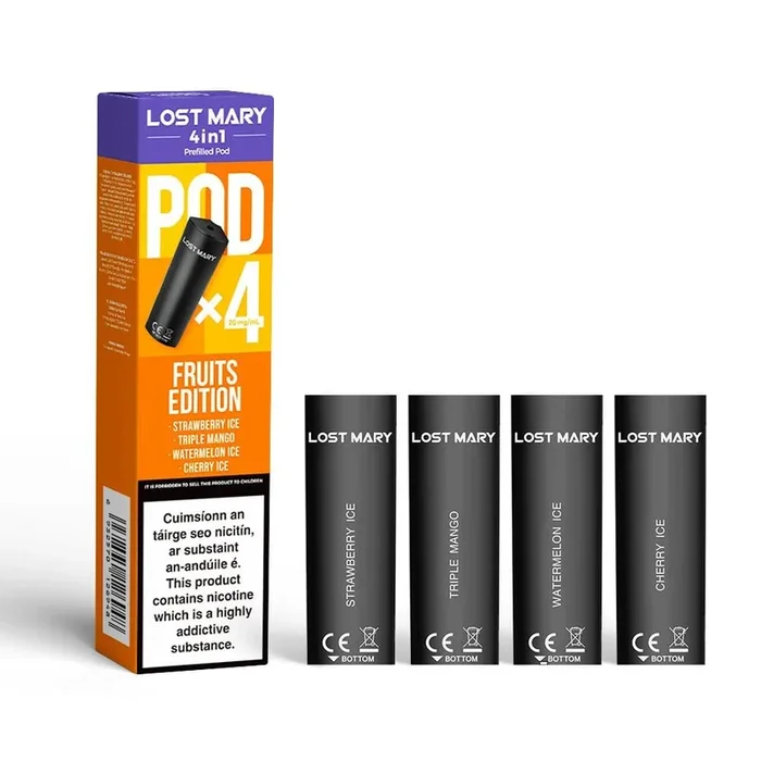 Lost Mary 4 in 1 Prefilled Pods – Fruits Edition