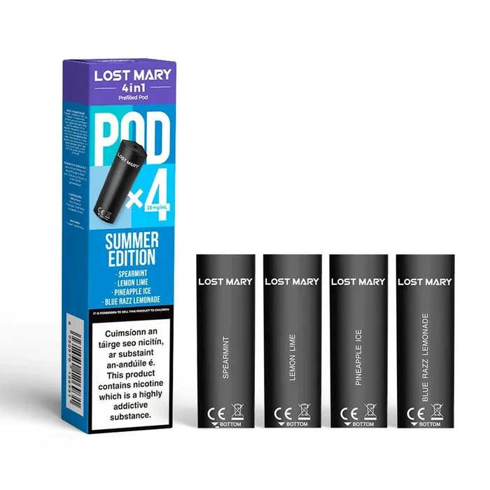 Lost Mary 4 in 1 Prefilled Pods – Summer Edition