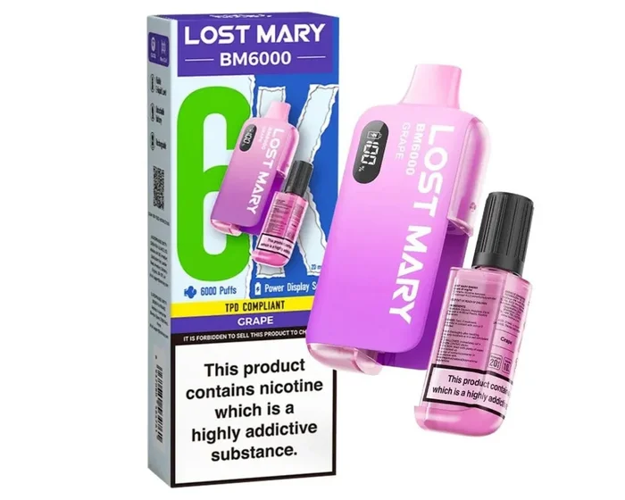 Lost Mary BM6000 Disposable Vape – Grape
