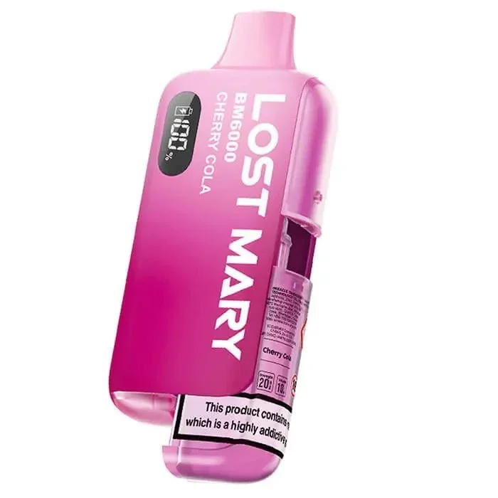 Lost Mary BM6000 Refillable Vape Kit – Cherry Cola