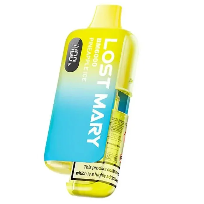 Lost Mary BM6000 Refillable Vape Kit – Pineapple Ice