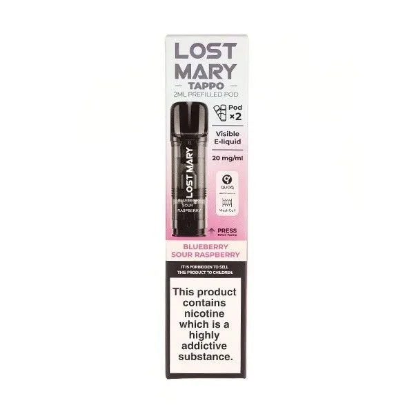 Lost Mary Tappo Blueberry Sour Raspberry Pods
