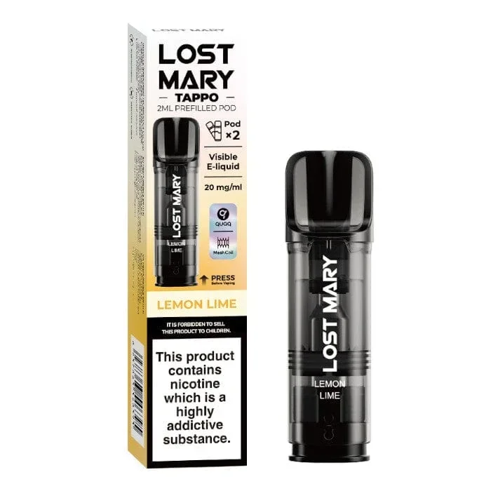 Lost Mary Tappo Prefilled Pod – Lemon Lime